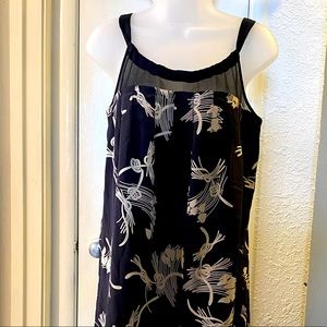 Joie Black and Cream Silk Blouse